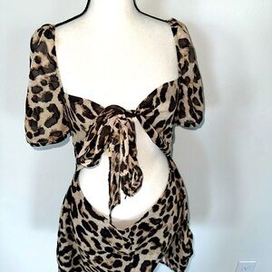 Cheetah Romper